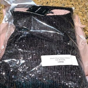 Black holiday party dress